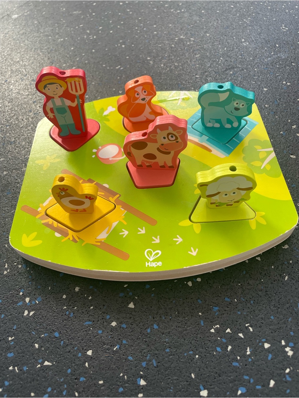 Farm Animal Puzzle with Sound - Colorful Multi